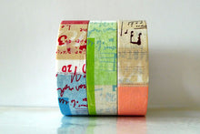 showing three rolls of classiky graffiti light washi tape