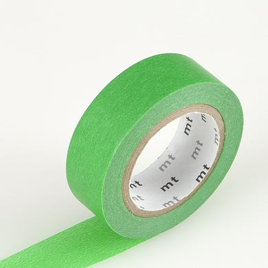 green washi tape, solid MT