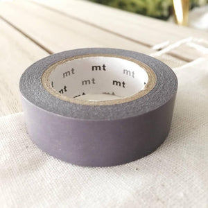 Haimurasaki: Purple Grey MT Vibrant Solid Japanese Washi Tape