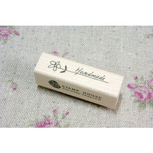 handmade wood rubber stamp from korea