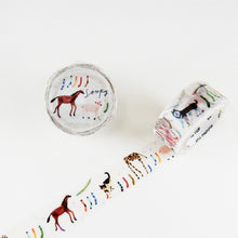 Round Top Horse Washi Tape Animals Soupy Syoukei Stationery Japanese