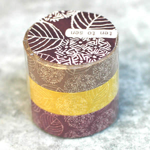 Hydrangea Washi Tape Ten to Sen, Flowers, Leaves - Nature Japanese
