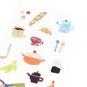 Kitchen Planner Stickers - Miki Tamura - Kamiiso Sansyo for diary, planners, scrapbooking