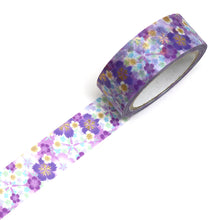 Purple Flowers Washi Tape Nadeshiko Kimono