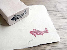 Koi fish rubber stamp, craft rubber stamp, Koi fish Wooden Rubber Stamps