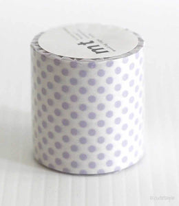Light Purple Dots mt CASA Washi Tape 50mmx10m (Discontinued)