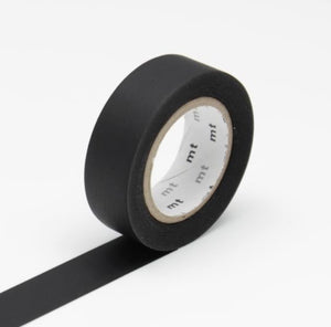 matte black washi tape, solid color mt washi tapes