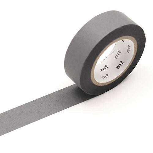 Matte Gray Washi Tape Grey Vibrant Solid mt Japanese 15mmx7m