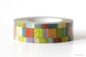 MT Washi Tape - Rainbow Mosaic - Mic Moc