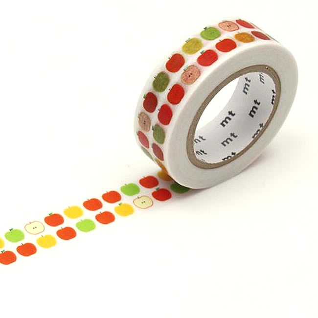 MT EX Washi Tape - Apple Pattern