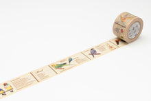 roll of birds mt encyclopedia washi tape