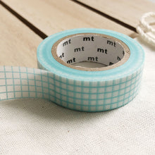 light blue grid washi tape for planners Journals