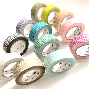 mt Pastel Washi Tape Solid Colors - Japanese