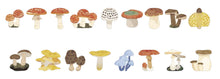 Mushroom Bande Washi Tape Sticker Rolls Japanese