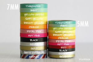 5mm thin black tape