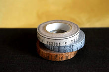 old book washi tape thin set of 3