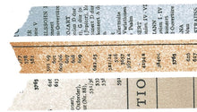 oldbook blue, brown, tan, washi tape color swatch