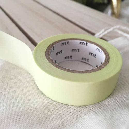 Solid Pastel Lime Washi Tape Japanese (discontinued)