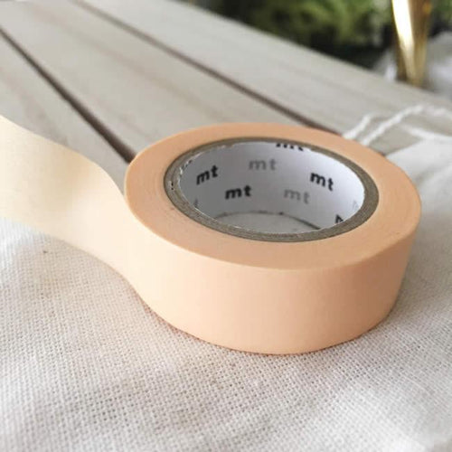 Solid Pastel Orange Washi Tape Japanese (discontinued)