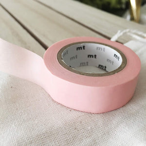 pastel red washi tape