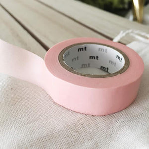 Solid Pastel Red Washi Tape Japanese (Discontinued)
