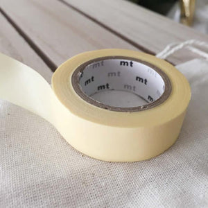 Solid Pastel Yellow Washi Tape Japanese (discontinued)