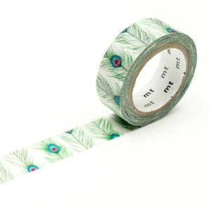 Feather of peacock washi tape