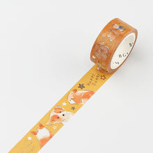 BGM Pets Animal washi tape Dogs and Cats Gold Foil Stamp Accent