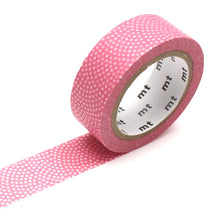 pink fan dots washi tape Samekomon Traditional Japanese Pattern
