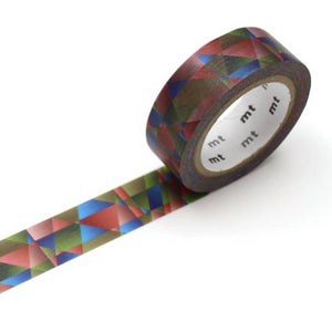 Dark Polygon Gradation MT Washi Tape 15mmx7m