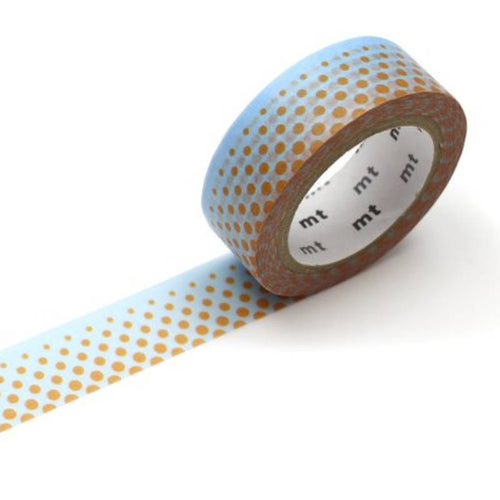 Pop Dot Brown Blue Washi Tape MT Japanese