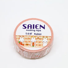 Bunny rabbits washi tape saien japanese