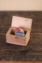 two rolls of squirrel acorn washi tape in a wooden box, product image example