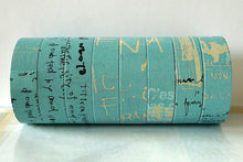 rolls of blue graffiti washi tape from classiky