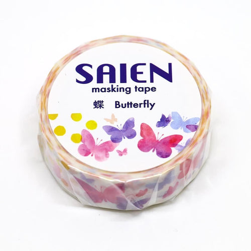 butterfly washi tape Saien butterflies masking tape