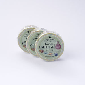 Round Top Yano Design - Natural Scandinavia Washi Tape Japanese