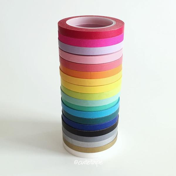 11 - 1Pcs Solid Color Solo Washi Tape, Width 15mm