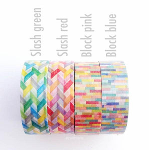 MT Block Slash Washi Tape Japanese