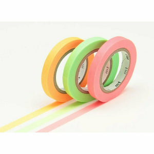 MT Slim Washi Tape Deco 6mm Japanese Set of 3