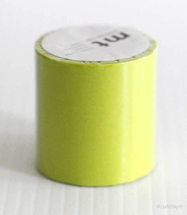 Solid Yellow Green Moegi CASA Washi Tape MT 50mmx10m (Discontinued)