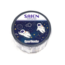 Astronaut Washi Tape Spaceship Saien Japanese Silver Foil Kamiiso Sansyo