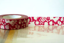 Squirrel Acorn Washi Japanese Tape Teal Autumn Leaves Fall