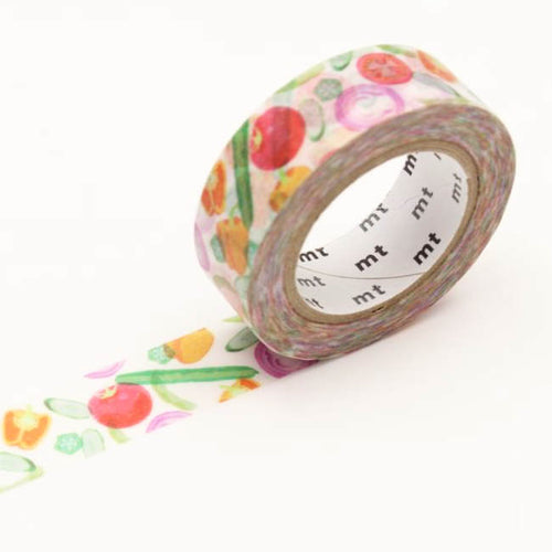 vegetable washi tape, summer veggies