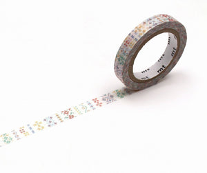 7mm Embroidery Stitch MT Thin Washi Tape Slim Thin Japanese Scrapbooking, journaling, planner supplies
