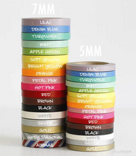 thin washi tape narrow skinny 7mm 5mm