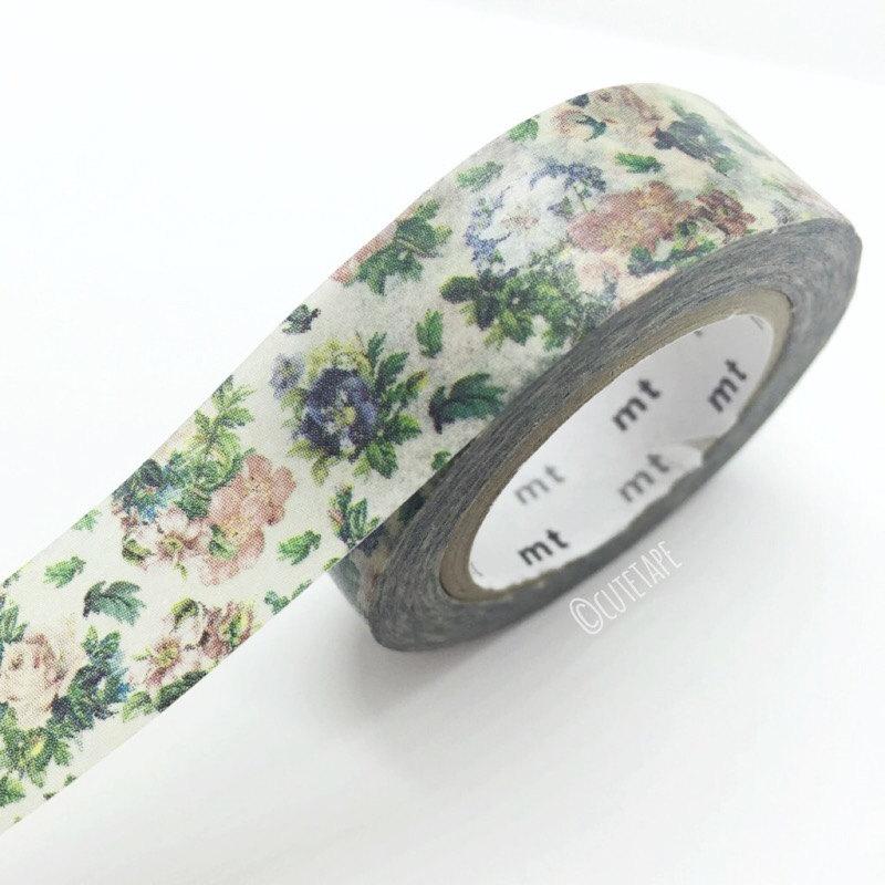 Buy Dainty Florals Washi Tape, Vintage Washi, Masking Tape, Design