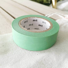 mint washi tape, solid color mt washi tapes