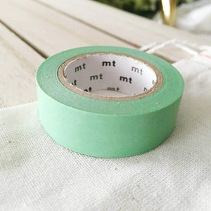 Waskamidori (Mint Green) MT Vibrant Solid Japanese Washi Tape
