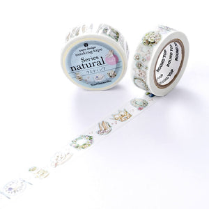 Natural Wedding Washi Tape Round Top Yano Design - Japanese