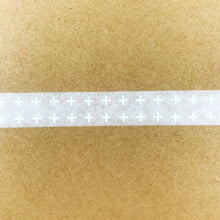 White Cross Washi Tape Round Top Yano Design - Japanese